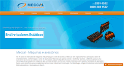 Desktop Screenshot of meccal.com.br